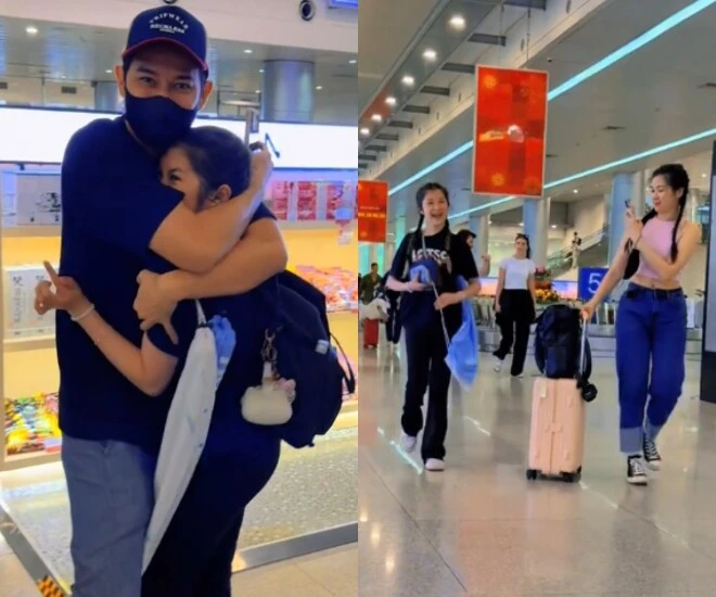 Huy Khanh met his ex-wife again, his attitude of ignoring and desperately deleting it from the frame? - Photo 5