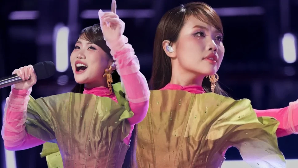 Judge Sing! Asia on a high note, Phuong My Chi distorted her face, still criticized - Photo 5