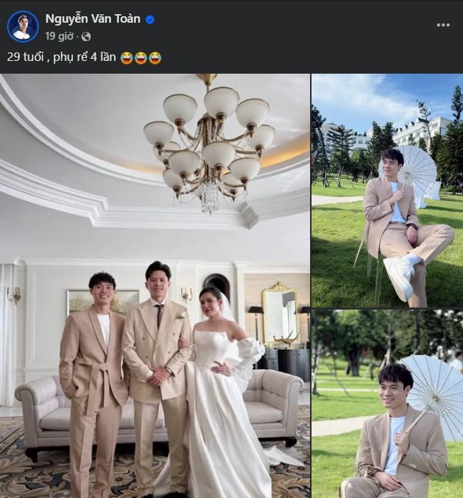 Van Toan was suddenly proposed, escaped from being a bridegroom, fans cheered Hoa Minzy - Photo 5