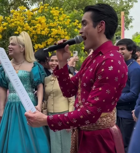 Gallery - Nadech Kugimiya kết hôn với bạn gái 15 năm, lộ thủ tục lạ lùng, phải thề 7 điều? | Showbiz 24h | Giải trí - VGT