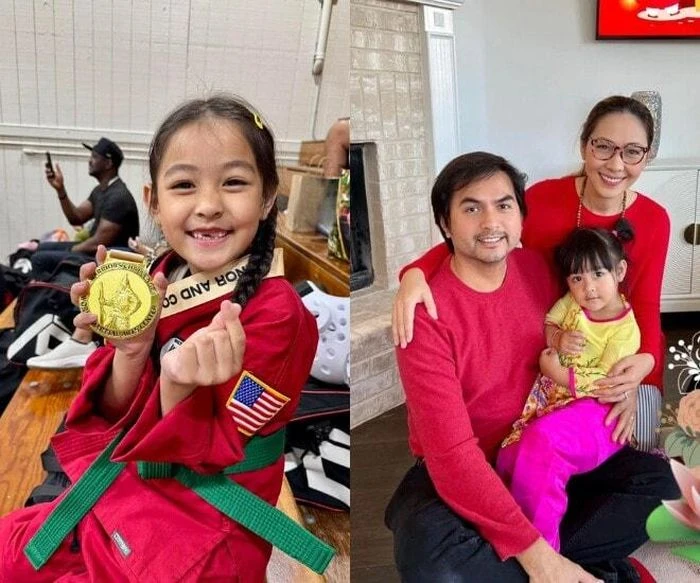 Duc Tiens daughter won a martial arts medal in the US, from the side of her biological mother? - Photo 1
